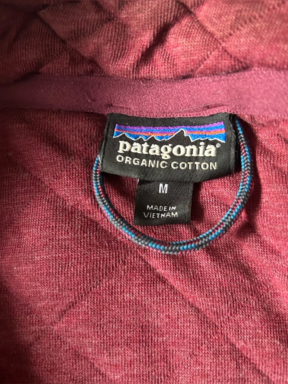 Patagonia Organic Cotton Quilted Pullover - M - Soft - Picture 6 of 7